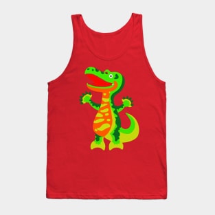 Funny Dinosaur Tank Top